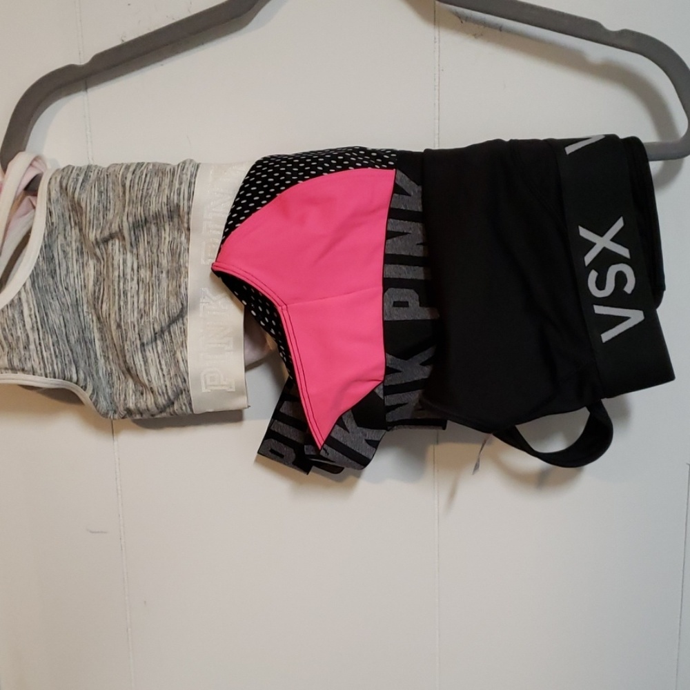 3 Victoria Secret sports bras